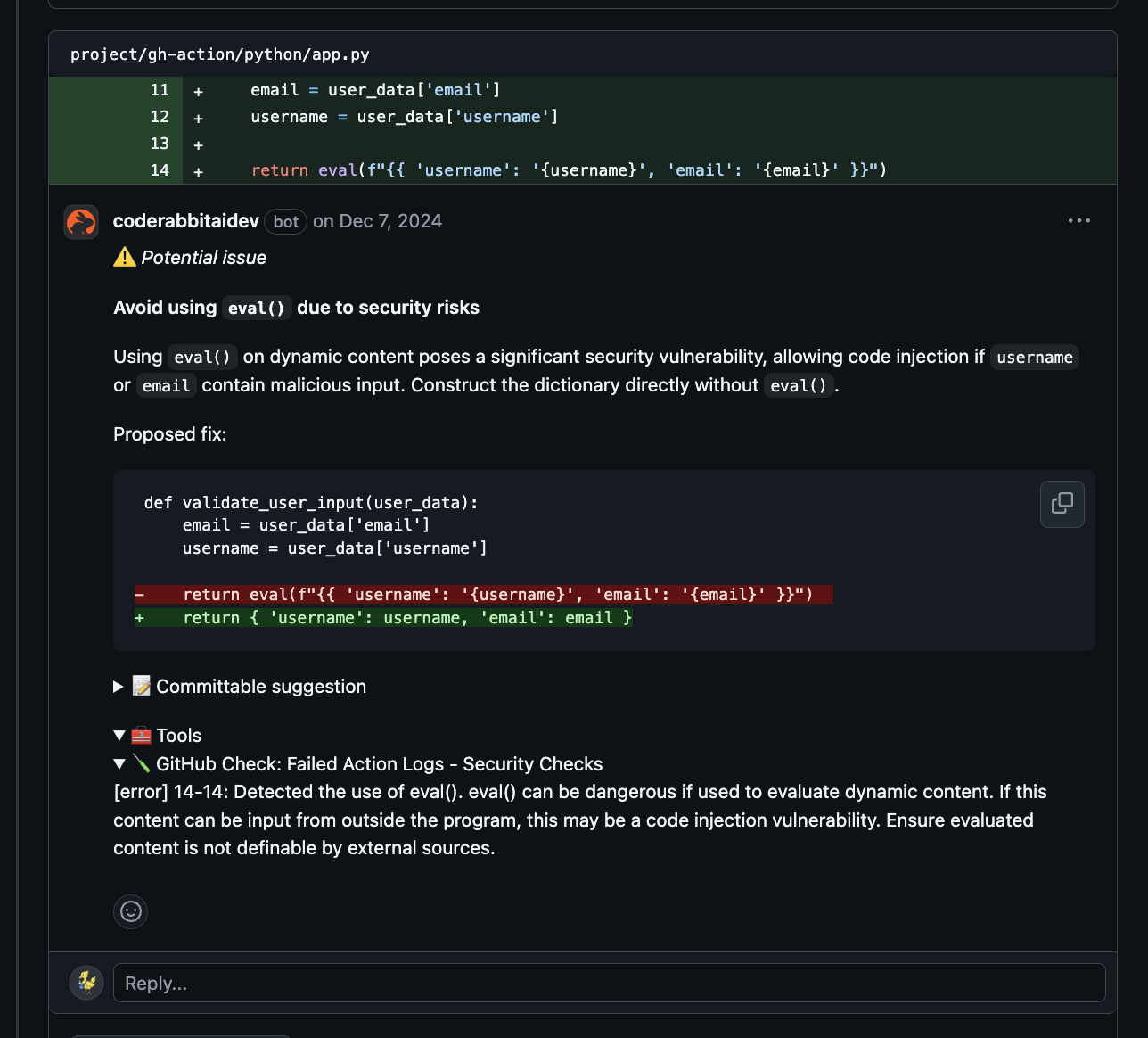 Security Scan Results